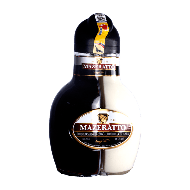 Mazeratto Crema Capuchino & Licor Dulce Vainilla 750 ml